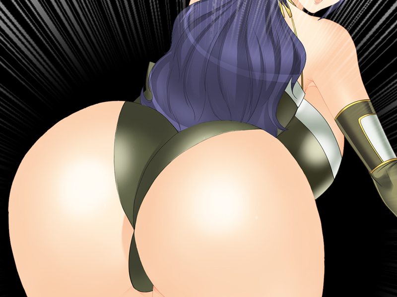 近づく尻